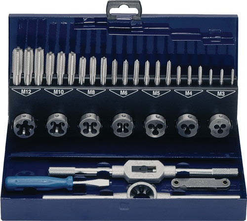 Set di maschi filettati Promat tecwerk | m3-m12 | 32 pezzi hss | cassetta in metallo - 4000867530