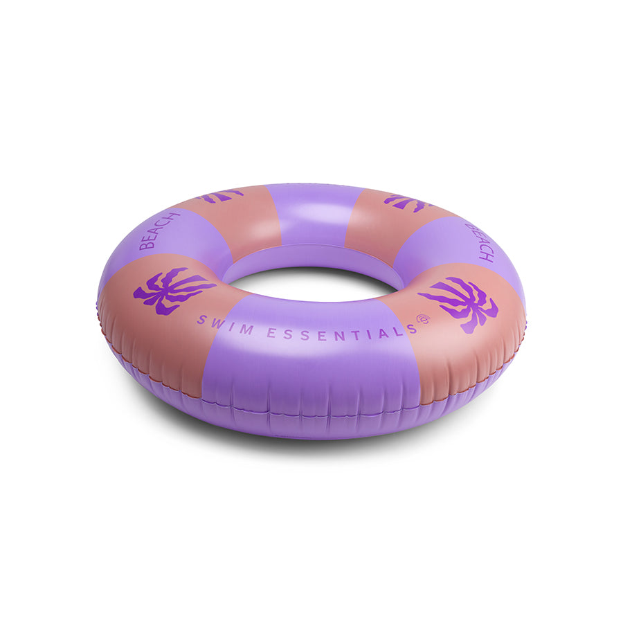 Palme | Nastro da bagno arancione viola 120 cm
