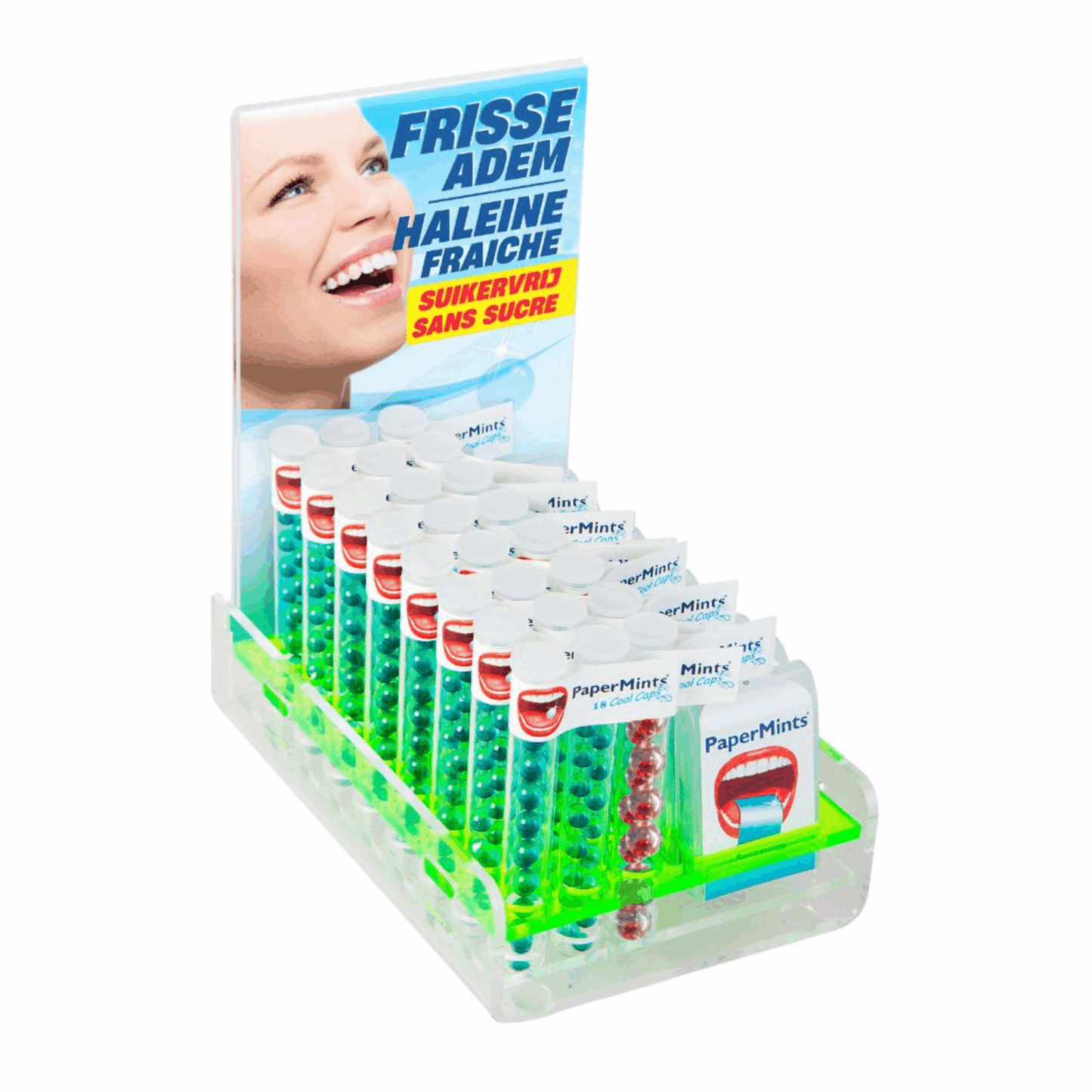 Espositore per strisce di coolcaps Papermints (35 pezzi)