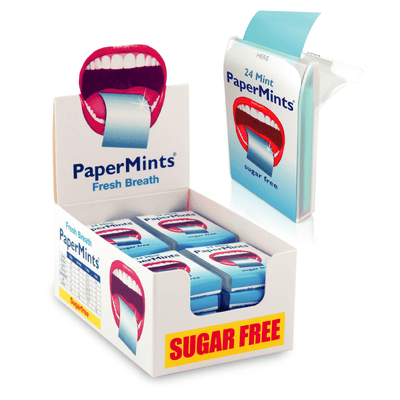 Strisce Papermints menta fresca (24x 24 pezzi)