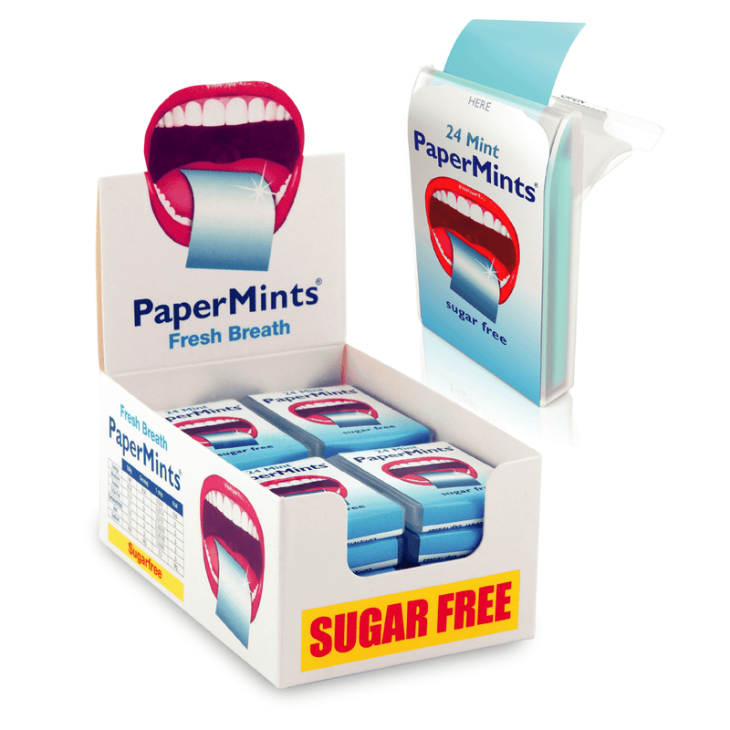 Strisce Papermints menta fresca (24x 24 pezzi)