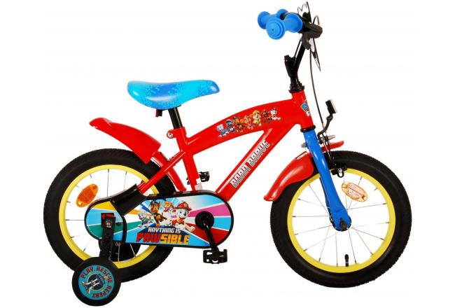 Paw Patrol Bike para niños - Niños - 14 pulgadas - Azul rojo