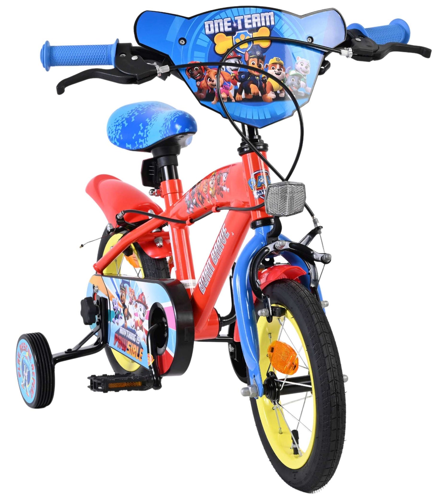 Bicicletta per bambini Paw Patrol - ragazzi - 12 pollici - due freni a mano