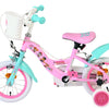 Volare paw patrol kinderfiets - meisjes - 12 inch - roze - twee handremmen