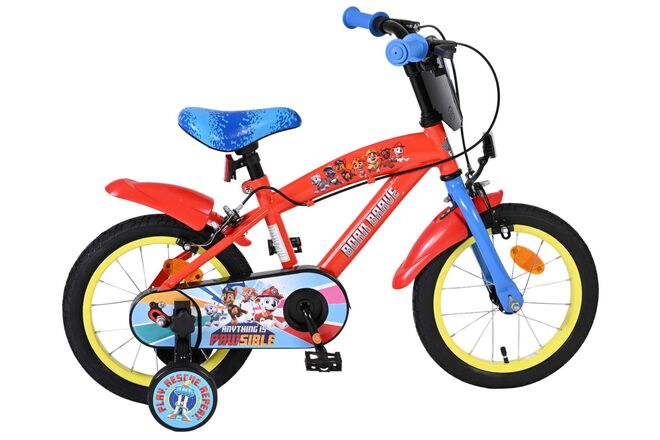 Bicicleta para niños Paw Patrol - niños - 14 pulgadas - dos frenos de mano