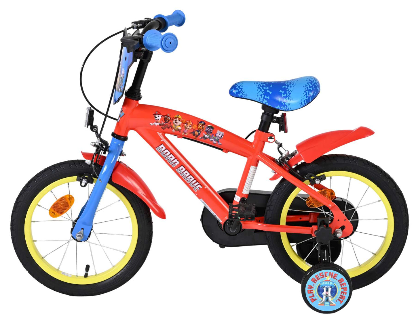 Bicicletta per bambini Paw Patrol - ragazzi - 14 pollici - due freni a mano