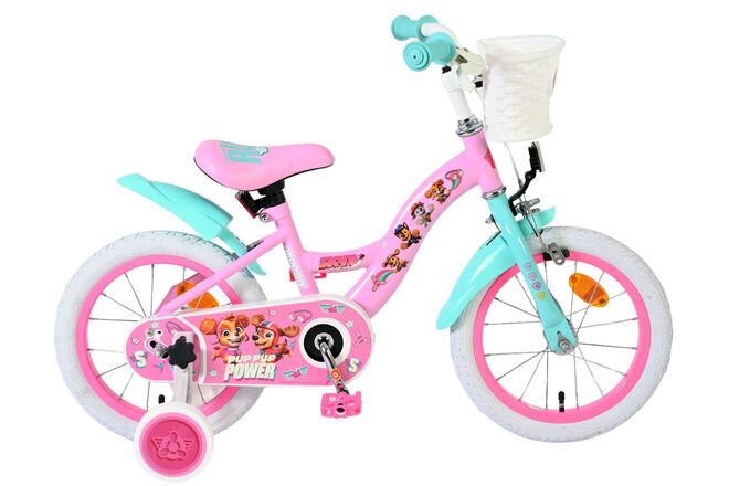 Volare paw patrol kinderfiets - meisjes - 14 inch - roze