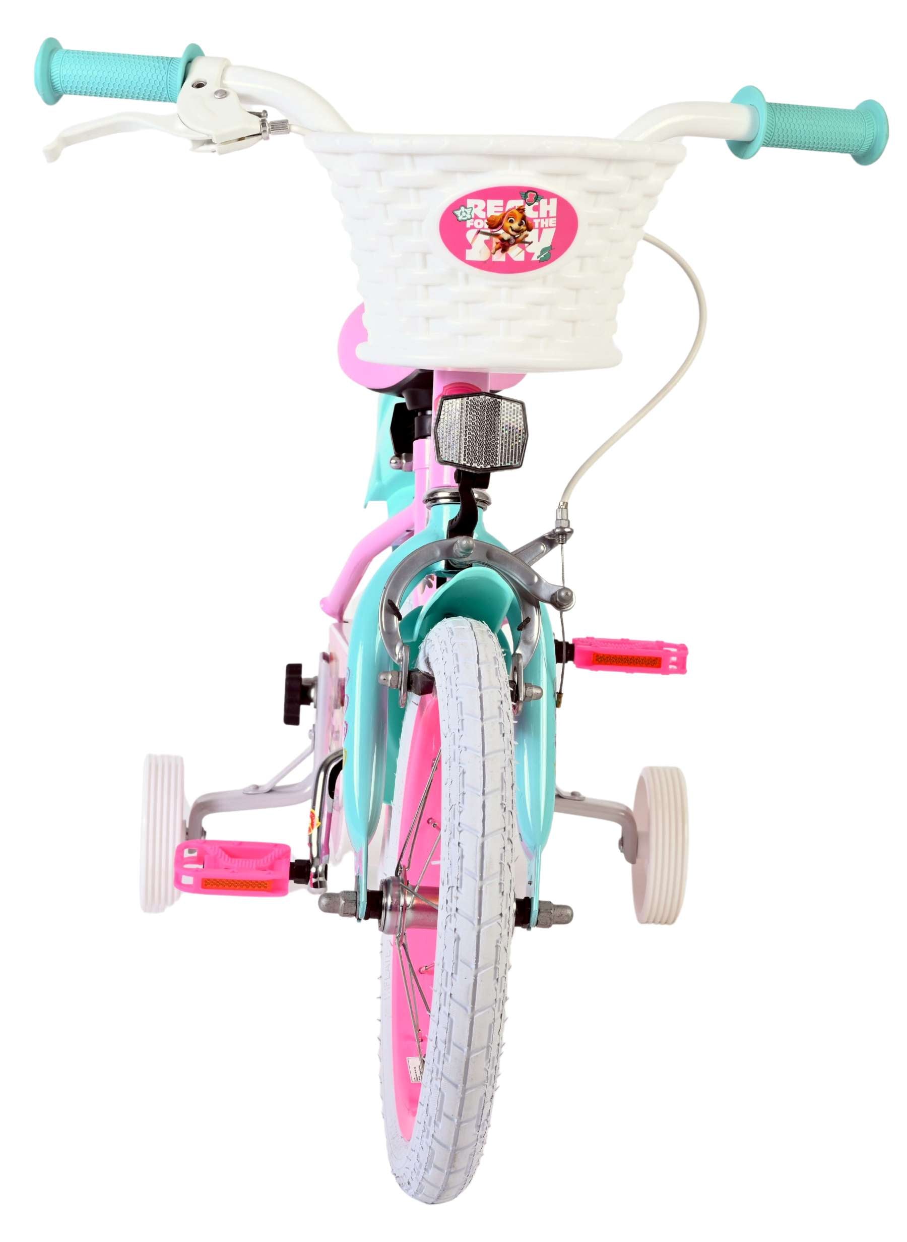 Bicicleta infantil Paw Patrol - niña - 14 pulgadas - rosa