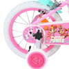 Volare paw patrol kinderfiets - meisjes - 14 inch - roze - twee handremmen