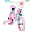 Volare paw patrol kinderfiets - meisjes - 14 inch - roze - twee handremmen