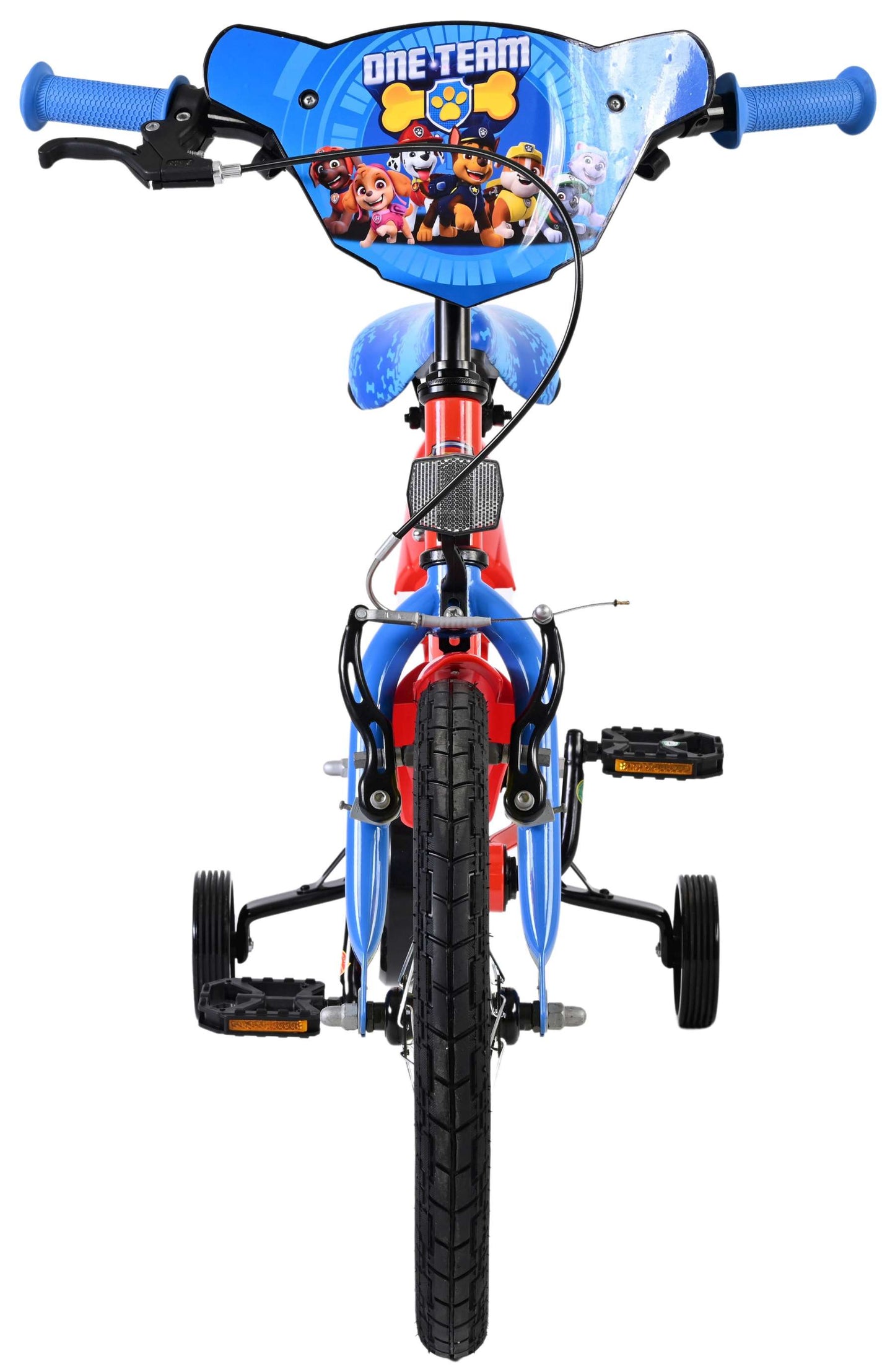 Bicicletta per bambini Paw Patrol - ragazzi - 16 pollici - rosso blu