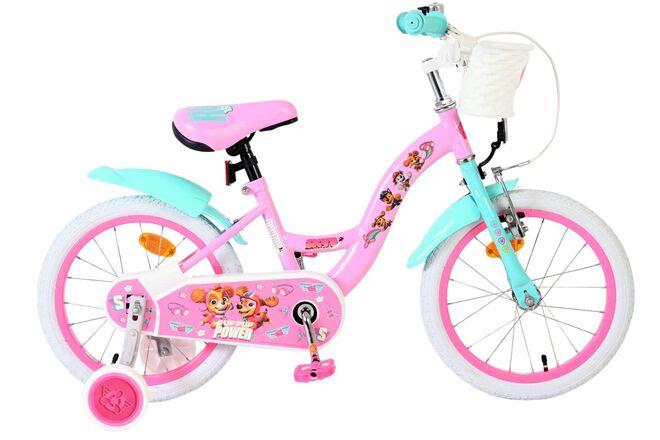 Bicicleta infantil Paw Patrol - niña - 16 pulgadas - rosa