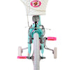 Volare paw patrol kinderfiets - meisjes - 16 inch - roze - twee handremmen