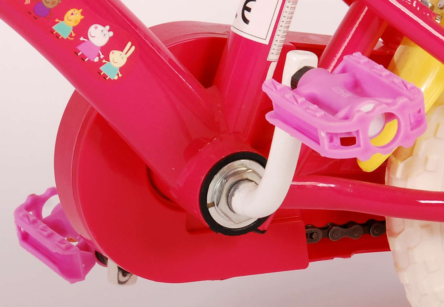 Peppa Pig Kinderfiets - Meisjes - 10 inch - Roze Blauw - Doortrapper