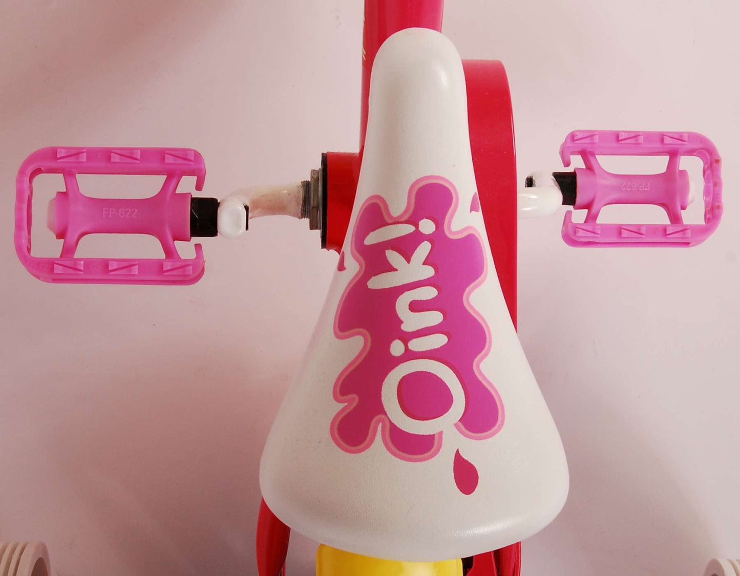 Peppa Pig Kinderfiets - Meisjes - 10 inch - Roze Blauw - Doortrapper