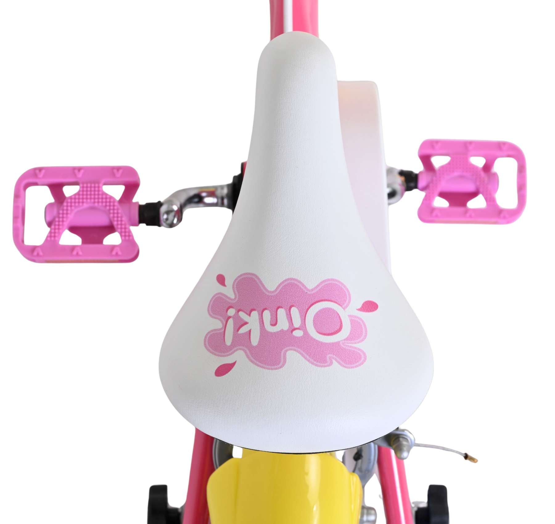 Volare peppa pig kinderfiets - meisjes - 12 inch - roze - twee handremmen
