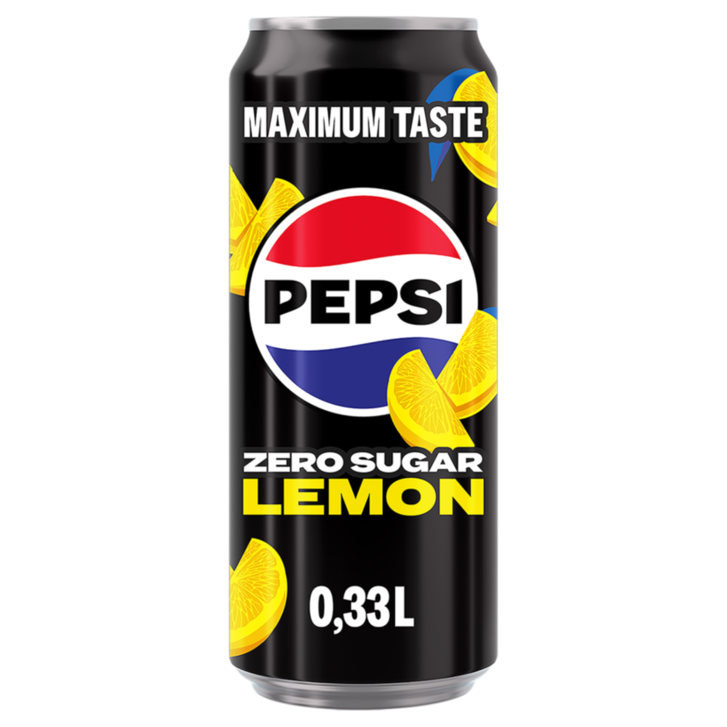 Pepsi zero sugar lemon sleek blik (12x 33 cl)