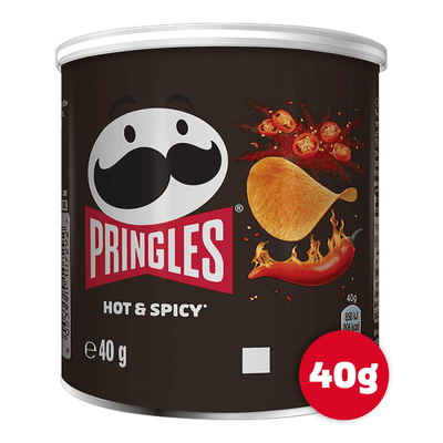 Pringles hot spicy small (36x 40gr) (ball)