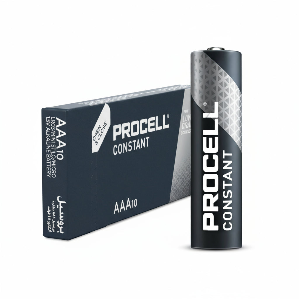 Battery sales europe b.v. batterij duracell procell mn2400 lr03 aaa w.p. - 100 stuks