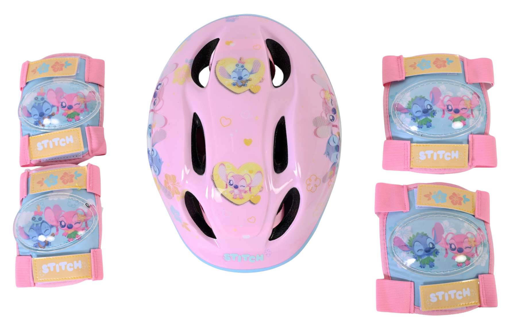 Stich disney stitch - niñas - set de protección