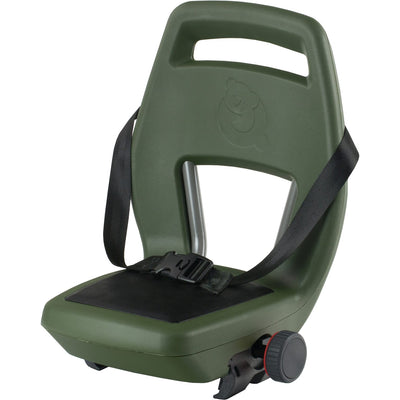 sedile posteriore junior 6+ poggiapiedi + cintura verde militare nero