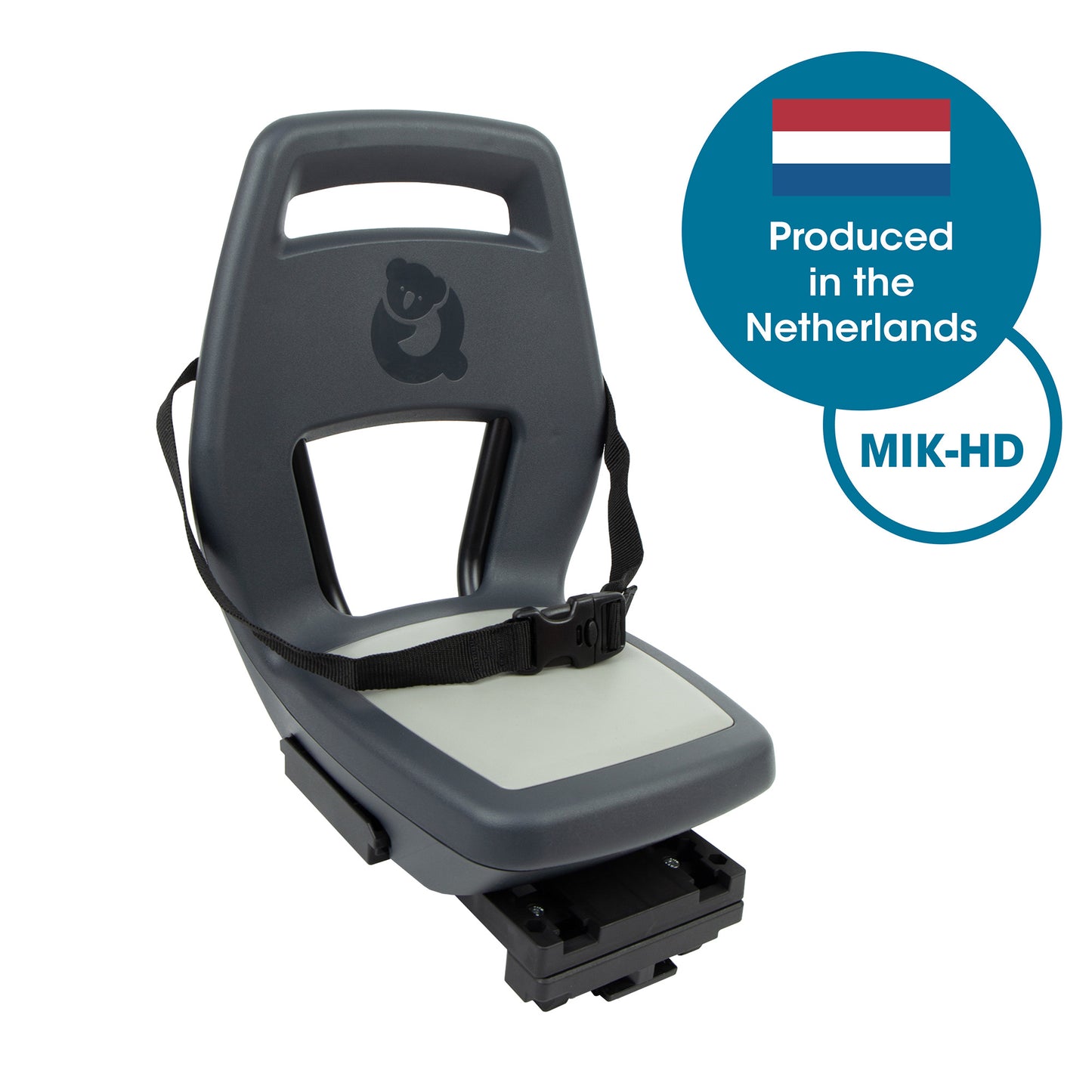 Asiento trasero de Qibbel Junior 6+ Carrier de equipaje MIK-HD Gray