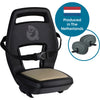 Qibbel Q344 Asiento trasero 6+ Junior con reposapiés y placas de protección Negra