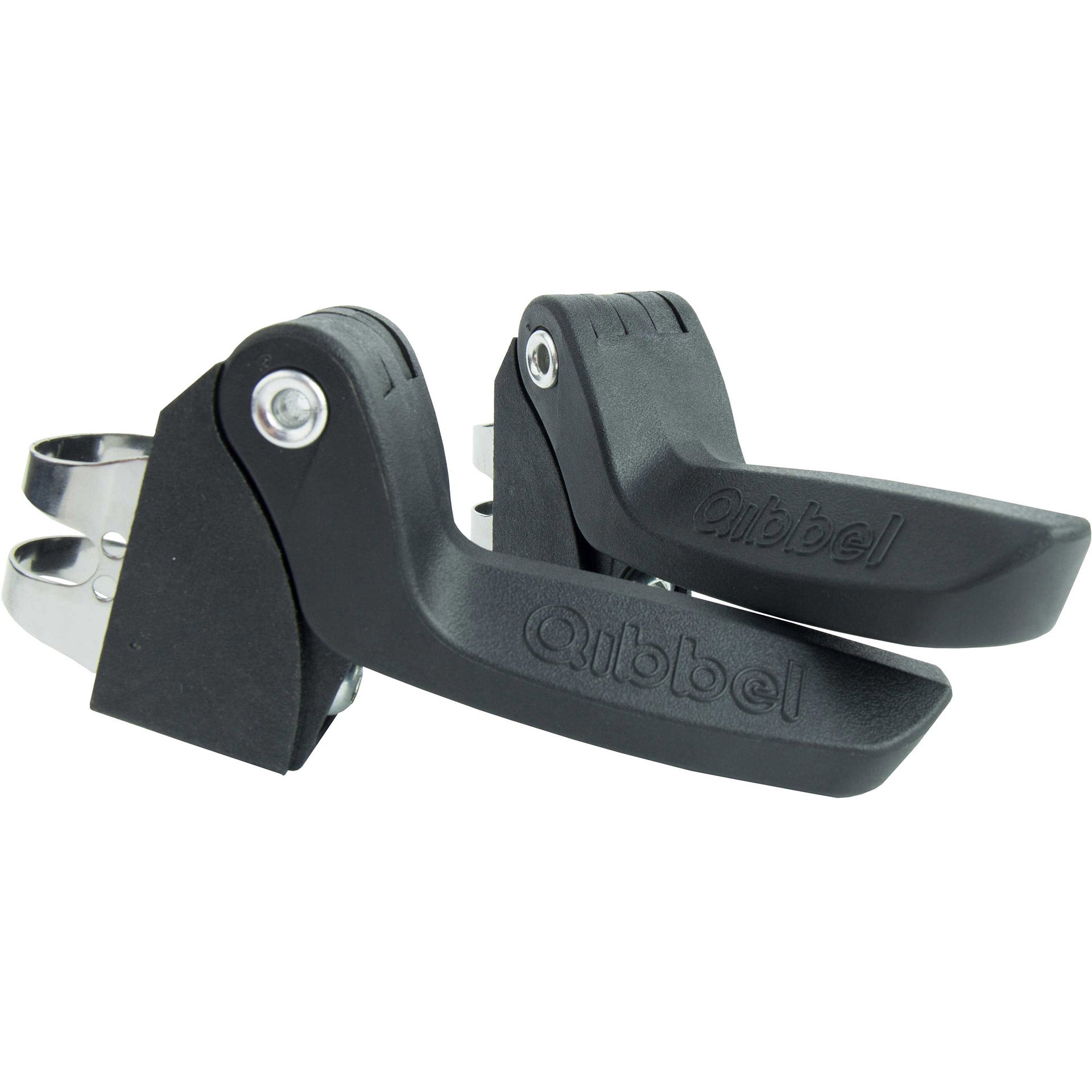 Qibbel Q344 Asiento trasero 6+ Junior con reposapiés y placas de protección Negra