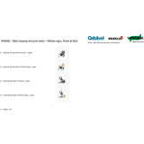 Qibbel wall presentation bracket bell, sign, perforated slat - afbeelding 4