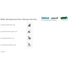 Qibbel widek wandpresentatiebeugel bel, bordje, perfo slat
