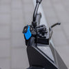 Quad lock motorcycle brake reservoir mount