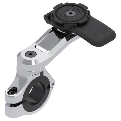 Supporto per manubrio moto Quad Lock pro - cromato