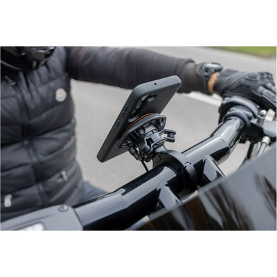 Supporto per manubrio moto Quad Lock Pro Large - nero