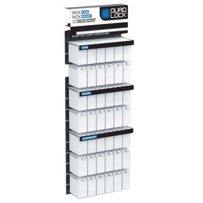 Espositore da parete a doghe Quad Lock