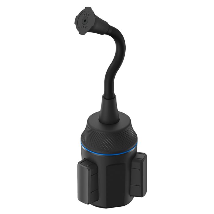 Quad lock cup holder mount