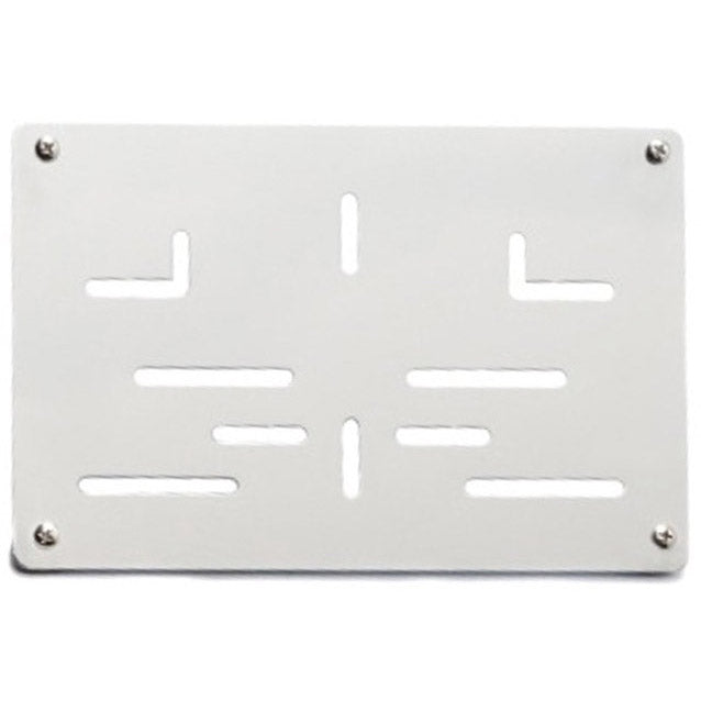 Kentekenplaat-houder 210x140 alu motor zilver