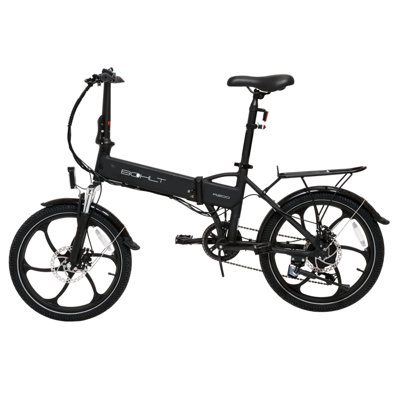 Bici pieghevole elettrica bohlt r200 nero