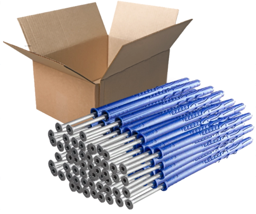 Rawl constructieplug ff1 pk torx tx40 10x120 | 25 stuks - r22-r-ff1-n-10l120