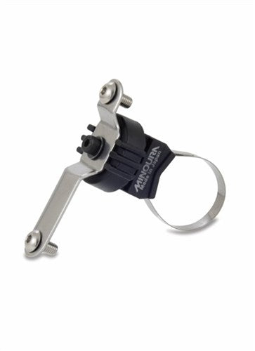 Conferma del telaio Bidon Minoura EB-100 Ø22 ~ 35 mm in argento