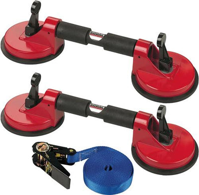 Set Rodac di portabicchieri con cinghia di tensione e cricchetto