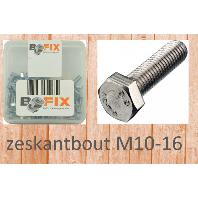 Bofix Hexagon Bolt M10X16 (12 piezas)
