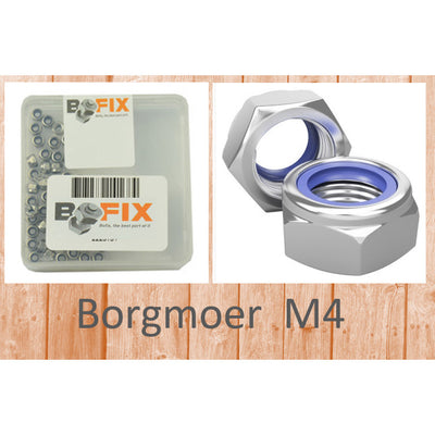 Bofix Borgmoer M4 verzinkt (50st)