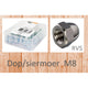 Dado M8 per 25 in acciaio inox