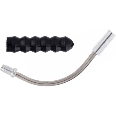Curve per cavi Gomme per freni a V 90º 6 pezzi argento