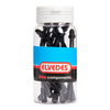 Elvedes V-Brake Cable se dobla 90 ° Ø5.0 mm de acero inoxidable negro por 10 piezas
