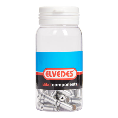 Elvedes kabelhoedje 5mm sealed zilver (50x) alum. elv2012001