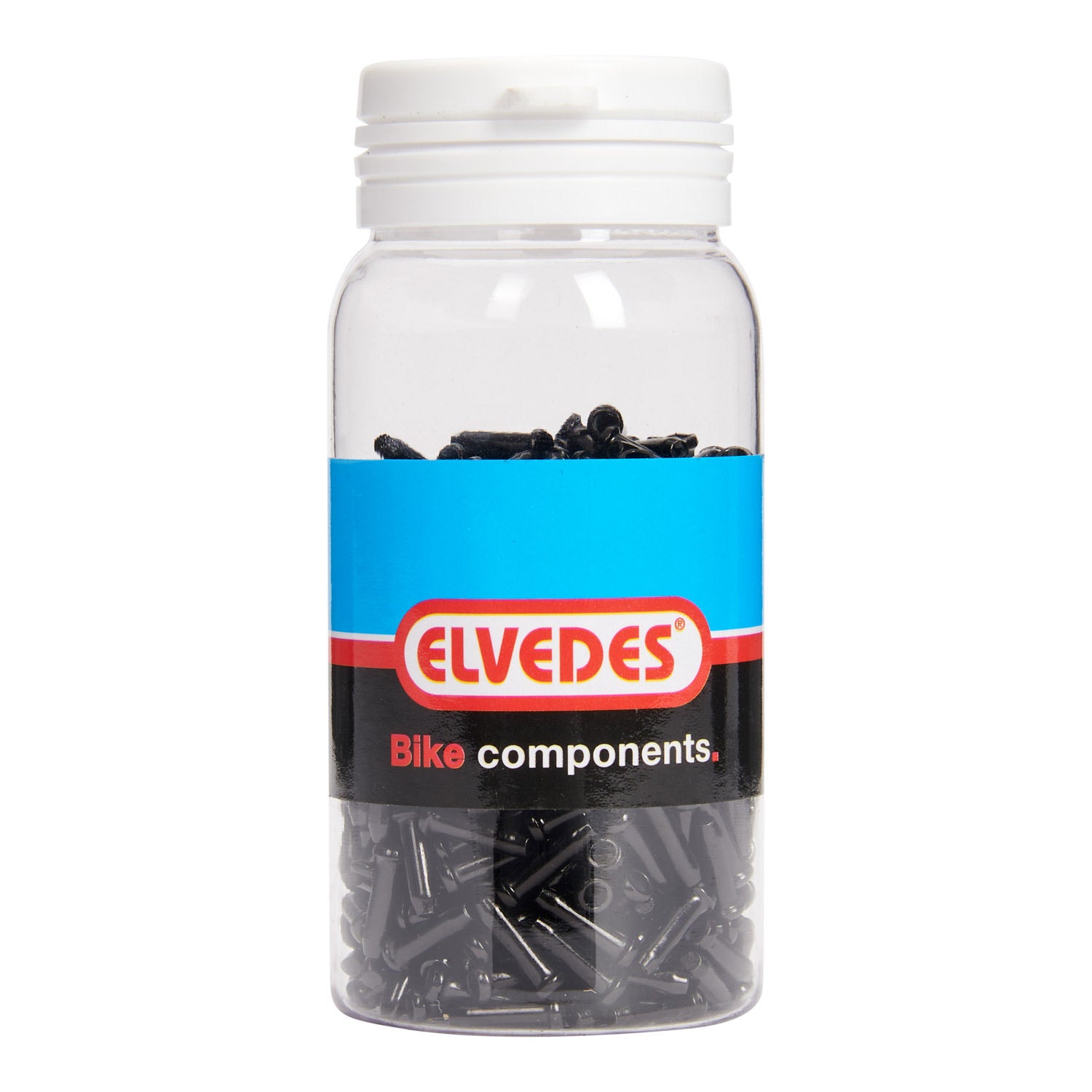 Elvedes antirafeldopjes 2,3mm alu zwart (500st)