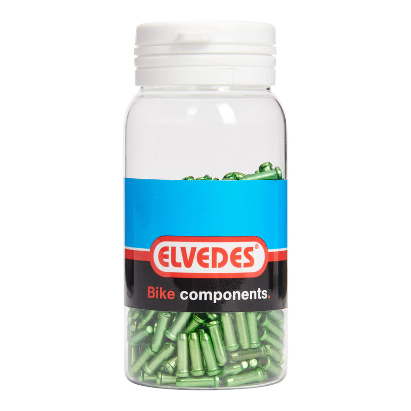 Elvedes antirafeldopjes 2,3mm groen (500x) alum. elv2012016