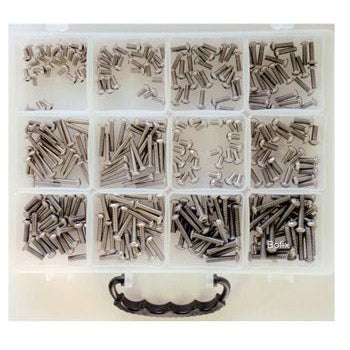 Bofix Assortimento di viti a testa cilindrica in acciaio inox 214298