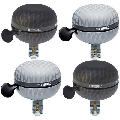 Visualizza con 4 campane di biciclette Basil Noir Bell